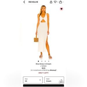 Revolve Nico bodycon Dress L*SPACE